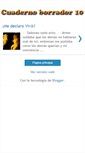Mobile Screenshot of cuadernoborrador10.blogspot.com