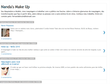 Tablet Screenshot of nandamakeup.blogspot.com