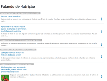 Tablet Screenshot of falandodenutricao.blogspot.com