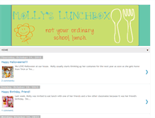 Tablet Screenshot of mollyslunchbox.blogspot.com