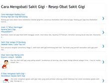 Tablet Screenshot of obat-sakitgigi.blogspot.com