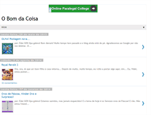 Tablet Screenshot of obomdacoisa.blogspot.com