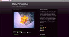 Desktop Screenshot of laurasdailyperspective.blogspot.com