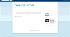 Desktop Screenshot of hedrush-creativewriter.blogspot.com