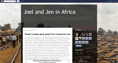 Desktop Screenshot of joelandjeninafrica.blogspot.com