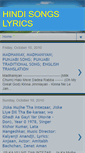 Mobile Screenshot of indian-song-lyrics.blogspot.com