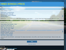 Tablet Screenshot of indian-song-lyrics.blogspot.com