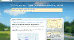 Desktop Screenshot of chanvanvan.blogspot.com