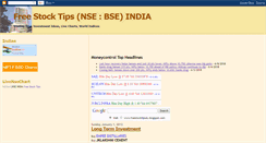 Desktop Screenshot of freestocktips4u.blogspot.com
