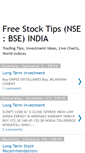 Mobile Screenshot of freestocktips4u.blogspot.com