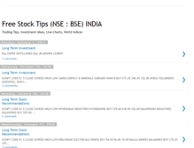 Tablet Screenshot of freestocktips4u.blogspot.com