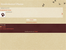 Tablet Screenshot of hondenkennelchansa.blogspot.com