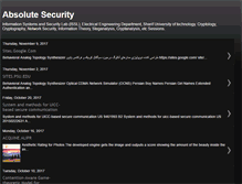 Tablet Screenshot of absolute-security.blogspot.com