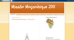 Desktop Screenshot of missaomocambique2011.blogspot.com