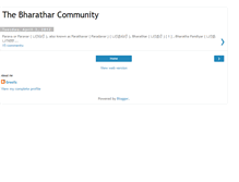 Tablet Screenshot of bharatharcommunity.blogspot.com