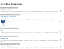 Tablet Screenshot of edibleimaginings.blogspot.com