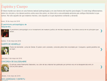 Tablet Screenshot of esprituycuerpo.blogspot.com