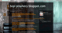 Desktop Screenshot of hopiprophecy.blogspot.com
