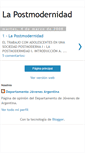 Mobile Screenshot of lapostmodernidad.blogspot.com