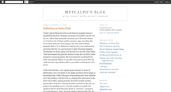 Desktop Screenshot of metcalph.blogspot.com