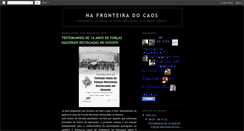 Desktop Screenshot of nafronteiradocaos.blogspot.com