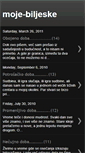 Mobile Screenshot of moje-biljeske.blogspot.com