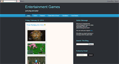 Desktop Screenshot of entertainmentgames09.blogspot.com