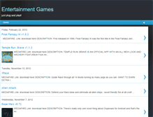 Tablet Screenshot of entertainmentgames09.blogspot.com