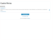 Tablet Screenshot of cuatroperras.blogspot.com