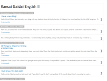 Tablet Screenshot of kansaigaidaienglishtwo.blogspot.com