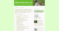 Desktop Screenshot of dierenlevens.blogspot.com