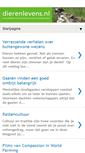Mobile Screenshot of dierenlevens.blogspot.com