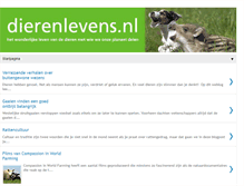 Tablet Screenshot of dierenlevens.blogspot.com