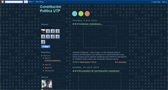 Desktop Screenshot of constitucionpoliticautp.blogspot.com