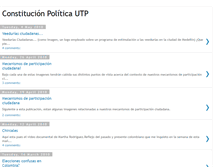Tablet Screenshot of constitucionpoliticautp.blogspot.com