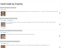 Tablet Screenshot of handmadebykrzycha.blogspot.com