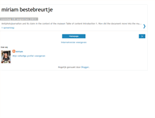 Tablet Screenshot of miriambestebreurtje.blogspot.com