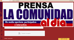 Desktop Screenshot of comunidadaldiaprensa.blogspot.com