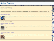 Tablet Screenshot of aplicacomics.blogspot.com