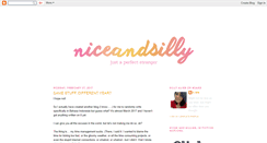 Desktop Screenshot of niceandsilly.blogspot.com