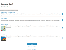 Tablet Screenshot of copperdustdemo.blogspot.com
