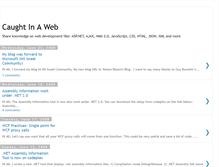 Tablet Screenshot of caught-in-a-web.blogspot.com