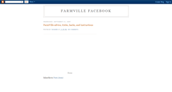 Desktop Screenshot of farmville-facebook.blogspot.com