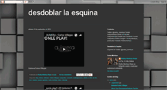 Desktop Screenshot of desdoblarlaesquina.blogspot.com