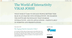 Desktop Screenshot of interactivityworld.blogspot.com