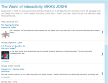 Tablet Screenshot of interactivityworld.blogspot.com