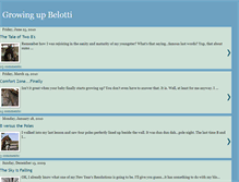 Tablet Screenshot of growingupbelotti.blogspot.com