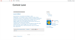 Desktop Screenshot of contest-love.blogspot.com