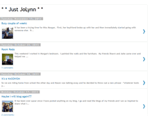 Tablet Screenshot of justjolynn.blogspot.com