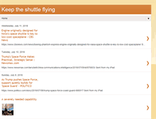Tablet Screenshot of keeptheshuttleflyingc.blogspot.com